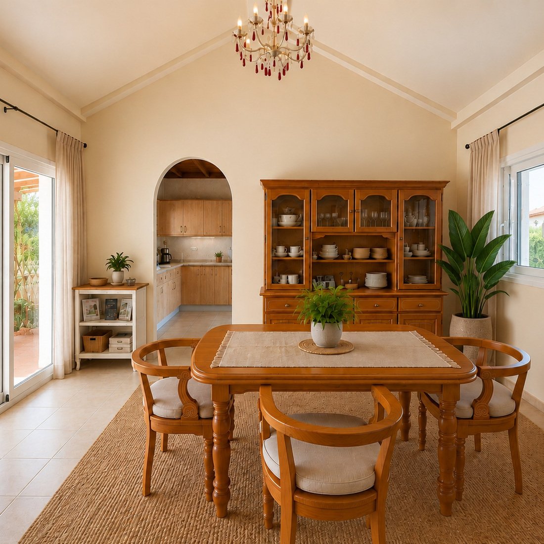 Villa Azahar comedor interior