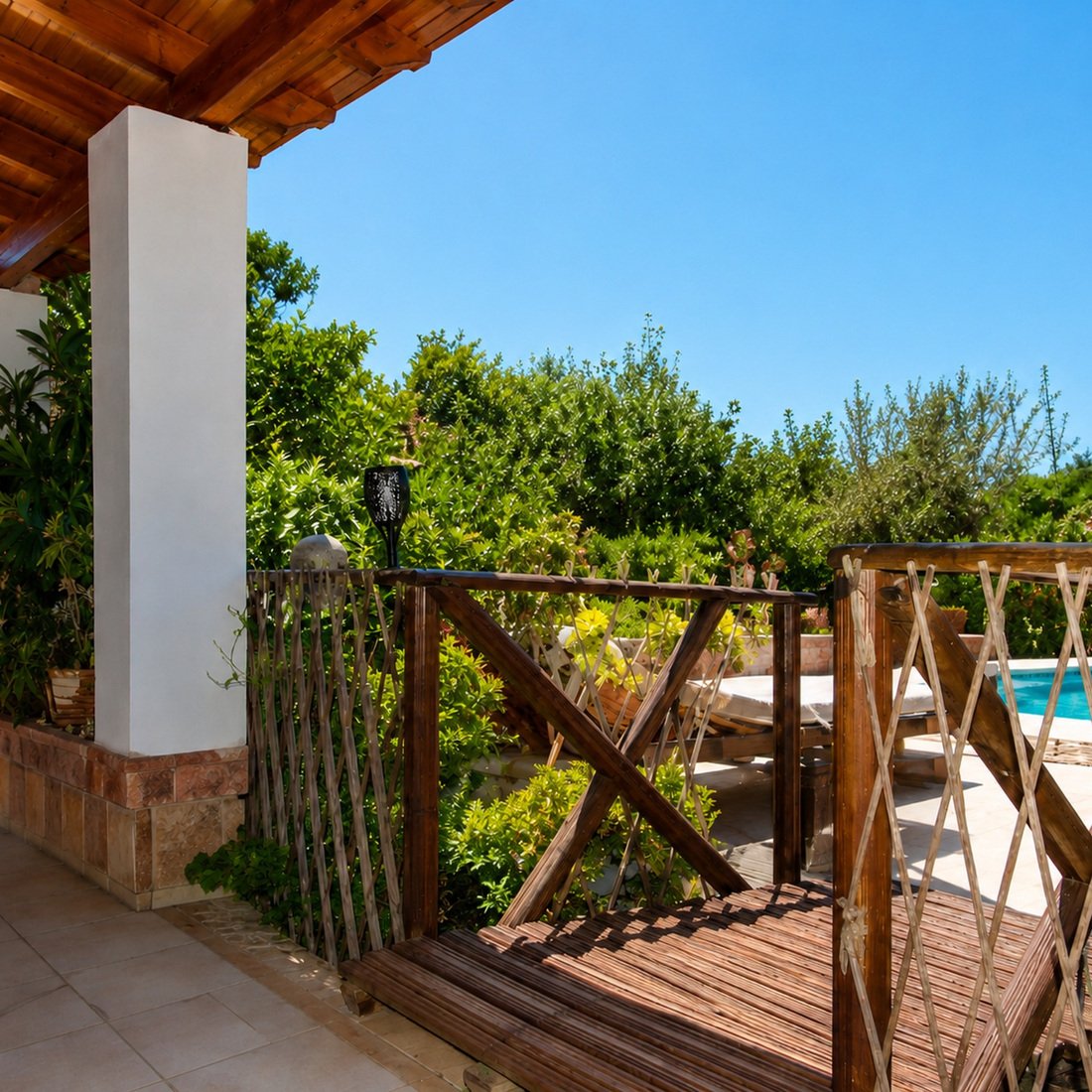 Villa Azahar piscina pasaje